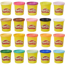 Play-Doh Super Colour Pack, Non-Toxic Modelling Compound Set with 20 Colours for Toddlers, Creative Toys for 2+ Year Old Kids, Arts and Crafts