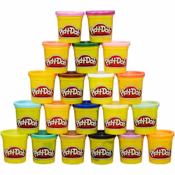 Play-Doh Super Colour Pack, Non-Toxic Modelling Compound Set with 20 Colours for Toddlers, Creative Toys for 2+ Year Old Kids, Arts and Crafts