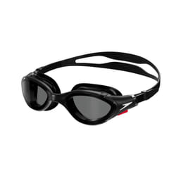 Speedo Unisex Biofuse 2.0 Swimming Goggles, Patented Easy Adjustment, Anti-Fog, Anti-Leak, Enhanced Fit, Comfort, Black/White/Smoke, One Size