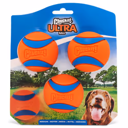 ChuckIt! Ultra Ball Dog Toy Ball Durable Rubber Dog Ball High Bounce Floating Chuck It Launcher Compatible Toy Balls For Dogs ...