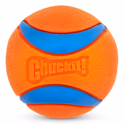 ChuckIt! Ultra Ball Dog Toy Ball Durable Rubber Dog Ball High Bounce Floating Chuck It Launcher Compatible Toy Balls For Dogs, 3 Pack, Medium