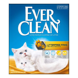 Ever Clean Clumping Cat Litter, Scented Cat Litter, Litterfree Paws, Long-lasting Freshness, Dust-Free Formula, 10 l (Pack of 1)
