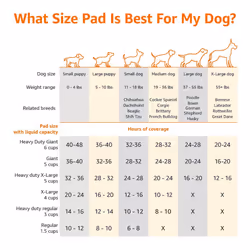 Amazon Basics Leakproof, 5-Layer, Scented Dog Pee Pads for Potty Training, 55.9 x 55.9 cm, Pack of 1, Regular (100 Count), Blue