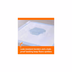 Amazon Basics Leakproof, 5-Layer, Scented Dog Pee Pads for Potty Training, 55.9 x 55.9 cm, Pack of 1, Regular (50 Count), Blue