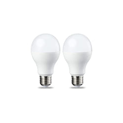 Amazon Basics LED E27 Edison Screw Bulb, 13W (Equivalent to 100W), Warm White, Non Dimmable - Pack of 2 [Energy Class E]