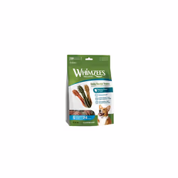 WHIMZEES By Wellness Toothbrush, Natural and Grain-Free Dog Chews, Dog Dental Sticks for Small Breeds, 24 Pieces, Size S