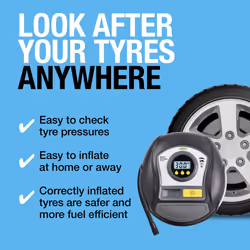 Ring Automotive TYREINFLATE 450 Digital Tyre Inflator With Auto-Stop functionality - Measures in PSI, BAR & kPA, RTC450