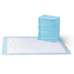 Amazon Basics Dog and Puppy Training Pads, Leakproof, 5-Layer Design with Quick-Dry Surface, X-Large, Pack of 40, Blue