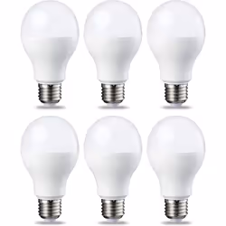 Amazon Basics LED E27 Edison Screw Bulb, 14W (Equivalent to 100W), Cool White, Non Dimmable - Pack of 6