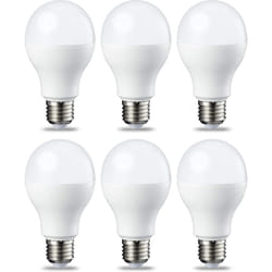Amazon Basics LED E27 Edison Screw Bulb, 14W (Equivalent to 100W), Cool White, Non Dimmable - Pack of 6