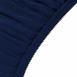 Amazon Basics Soft Microfibre Fitted Sheet, Deep Pocket 12 inch (30 cm), 160 x 200 x 30 cm, Navy Blue