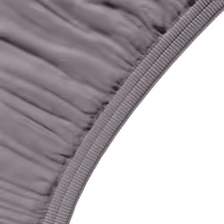 Amazon Basics Soft Microfibre Fitted Sheet, Deep Pocket 12 inch (30 cm), 90 x 200 x 30 cm, Dark Grey