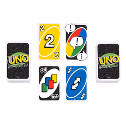 Mattel Games UNO House Rules Card Game for Family Night, Game Night, Travel, Camping & Party, HRL31