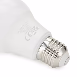Amazon Basics LED E27 Edison Screw Bulb, 8W (equivalent to 60W) Warm White, Non-Dimmable (2-Pack)