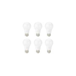 Amazon Basics LED E27 Edison Screw Bulb, 8W (equivalent to 60W) Warm White. Non-Dimmable (6-Pack)