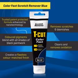 T-Cut Color Fast Blue Car Wax Polish Scratch Remover Colour Enhancer - 150g * 6 Colours Available