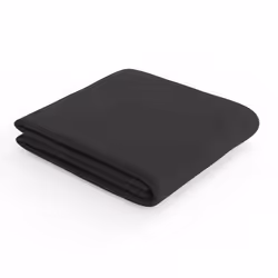 Amazon Basics Soft Microfibre Fitted Sheet, Deep Pocket 12 inch (30 cm), 140 x 200 x 30 cm, Black