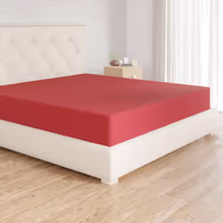 Amazon Basics Soft Microfibre Super King Fitted Sheet, Deep Pocket 12 inch (30 cm), Burgundy