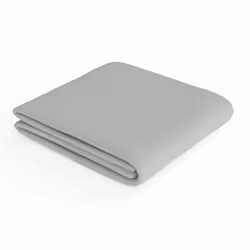 Amazon Basics Soft Microfibre Emperor Fitted Sheet, Deep Pocket 12 inch (30 cm), Light Grey