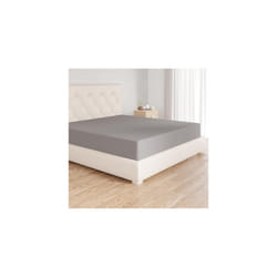 Amazon Basics Soft Microfibre Emperor Fitted Sheet, Deep Pocket 12 inch (30 cm), Dark Grey