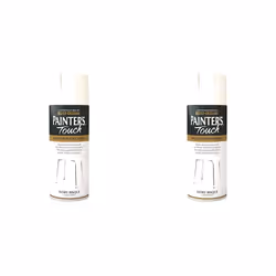 Rust-Oleum AE0040008E8 400ml Painter's Touch Spray Paint - Ivory Bisque Gloss (Pack of 2)