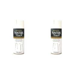 Rust-Oleum AE0040008E8 400ml Painter's Touch Spray Paint - Ivory Bisque Gloss (Pack of 2)
