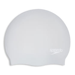 Speedo Unisex Long Hair Swimming Cap | Swim Cap | Snag Free | Easy-On, Silver, One Size