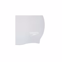 Speedo Unisex Long Hair Swimming Cap | Swim Cap | Snag Free | Easy-On, Silver, One Size
