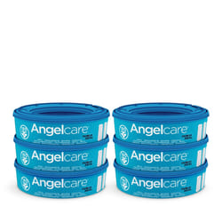 Angelcare Round Refill, 6 Pack, for Original Nappy Disposal System (not new classic xl)