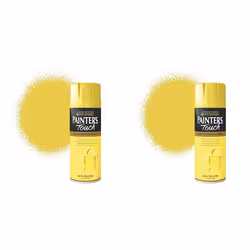 Rust-Oleum AE0040014E8 400ml Painter's Touch Spray Paint - Sun Yellow Gloss (Pack of 2)