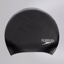 Speedo Unisex Long Hair Swimming Cap | Swim Cap | Snag Free | Easy-On, Black, One Size