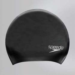 Speedo Unisex Long Hair Swimming Cap | Swim Cap | Snag Free | Easy-On, Black, One Size