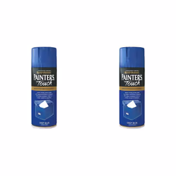 Rust-Oleum AE0040009E8 400ml Painter's Touch Spray Paint - Deep Blue Gloss (Pack of 2)