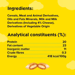 DREAMIES - Cat Treats - 12 x 60g - Multipack Biscuits - Variety Snack Box - 12 Pouches