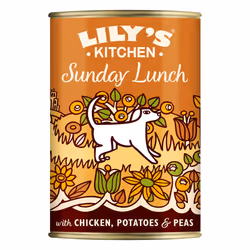Lily's Kitchen Natural Adult Wet Dog Food Tin Sunday Lunch Grain-Free Recipe 6 x 400g
