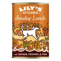 Lily's Kitchen Natural Adult Wet Dog Food Tin Sunday Lunch Grain-Free Recipe 6 x 400g