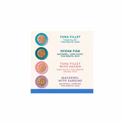 Applaws Natural Wet Cat Food, Multipack Fish Selection in Broth 70 g Tin (Pack of 12)