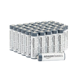 Amazon Basics AA Alkaline Batteries, Industrial Double A, 5-Year Shelf Life, 40-Pack