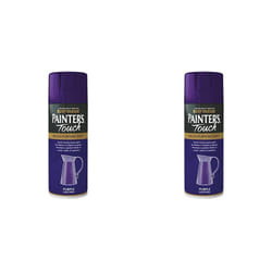 Rust-Oleum AE0040029E8 400ml Painter's Touch Spray Paint - Purple Gloss (Pack of 2)