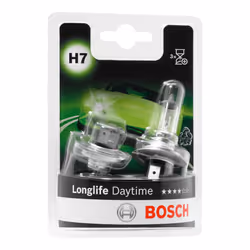 Bosch H7 (477) Longlife Daytime Headlight Bulbs - 12 V 55 W PX26d - 2 Bulbs