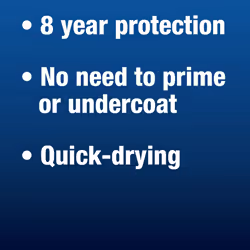 Hammerite Direct to Rust Metal Paint - Smooth Black Finish 250ML, 5084863