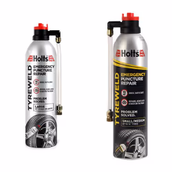 Holts LOYHT4YA Emergency Puncture Repair, 500ml & HT3YA Tyreweld 400ml