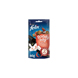 Felix Goody Bag Picnic Mix Adult Cat Treats Mixed Grill 8 x 60g Packs