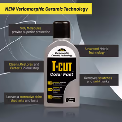 T-Cut Colour Fast 3-in-1 Paintwork Renovator, Silver, 500ml