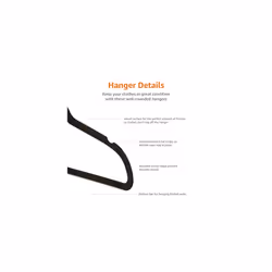 Amazon Basics Velvet Suit Hangers, 30-Pack, Black/Rose Gold