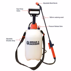 Spear & Jackson 5LPAPS 5 Litre Pump Action Pressure Sprayer