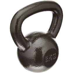 Amazon Basics Cast-Iron Kettlebell, 8 kg, Black