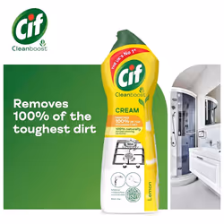Cif Lemon Cream Cleaner multipurpose surface cleaner 750 ml