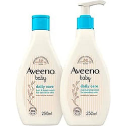 AVEENO Baby Daily Care Moisturising Lotion 250 ml & AVEENO Baby Daily Care Hair & Body Wash 250 ml