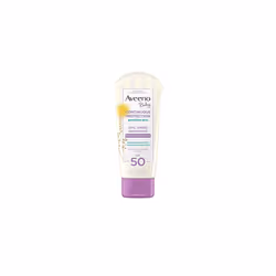 Aveeno Baby AVEENO Baby Continuous Protection Sensitive Skin Lotion Zinc Oxide Sunscreen SPF 50 3 oz 3 Fl. Oz